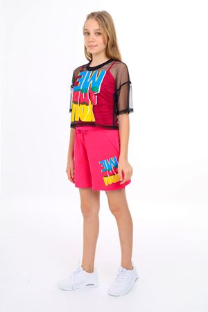 MARIONS MGB-7550 BLACK/FUCHSIA T-shirt