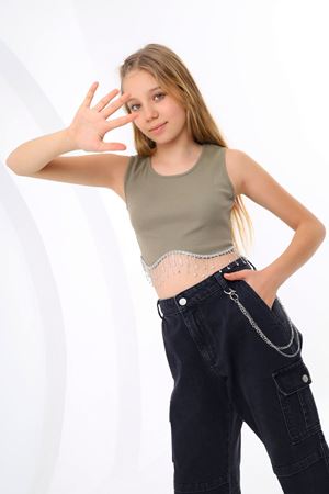 MARIONS MGB-7639 HAKİ Bluz