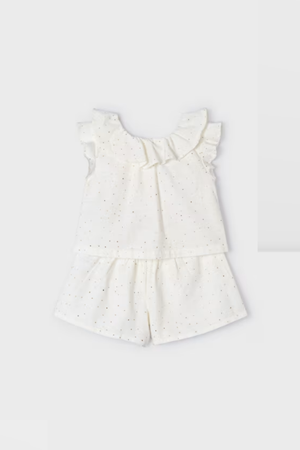 MAYORAL 03258-52 ŞORT TAKIM KREM