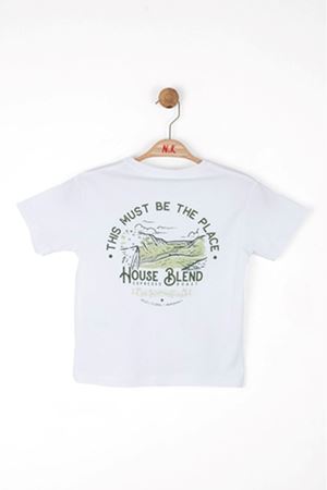 NK 44559-PARAGUAY T-SHIRT 4/8 Beyaz-Yeşil