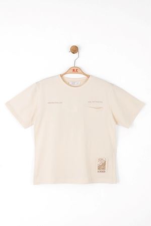 NK KIDS 46319 JAGUAR T-SHIRT 8/14 Camel
