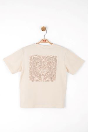 NK KIDS 46319 JAGUAR T-SHIRT 8/14 Camel