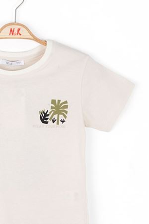 NK KIDS 46502 PİRAMİT T-SHIRT 4/8 Krem