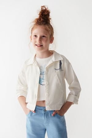 NK KIDS 36314 VINTAGE CEKET 8/14 Ekru-Mavi