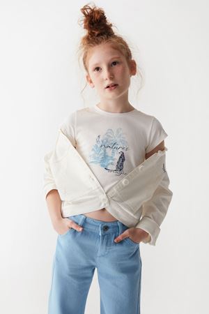 NK KIDS 36314 VINTAGE CEKET 8/14 Ekru-Mavi