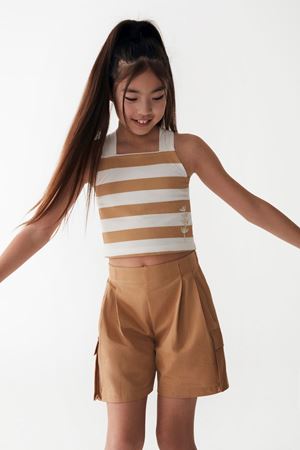 NK KIDS 36411 NEST BLUZ 8/14 Ekru-Camel