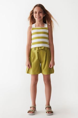 NK KIDS 36411 NEST BLUZ Ekru-Yeşil