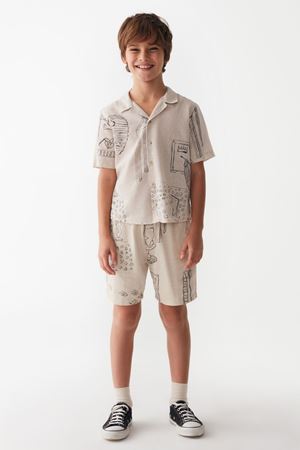 NK KIDS 46318 ROMA GÖMLEK 8/14 Krem