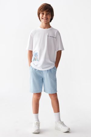 NK KIDS 46334 SUMMER T-SHIRT 8/14 Beyaz