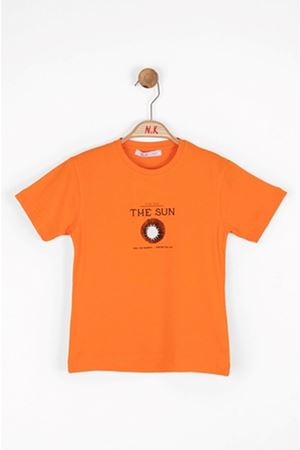 NK KIDS 46504 THE SUN T-SHIRT 4/8 Turuncu