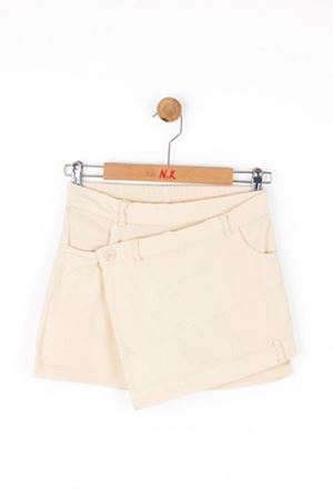 NK KIDS 56309 RİTİM ŞORT ETEK 8/14 Krem