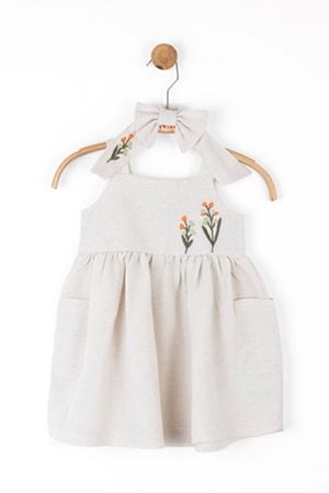 NK KIDS 76610 AHSEN ELBİSE 1/4 Krem