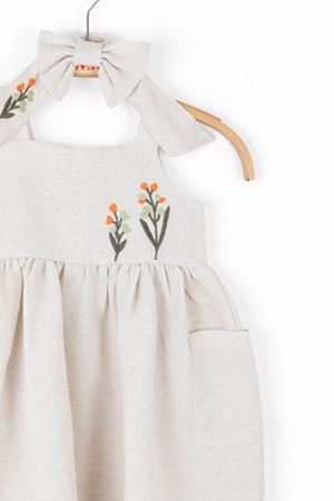 NK KIDS 76610 AHSEN ELBİSE 1/4 Krem