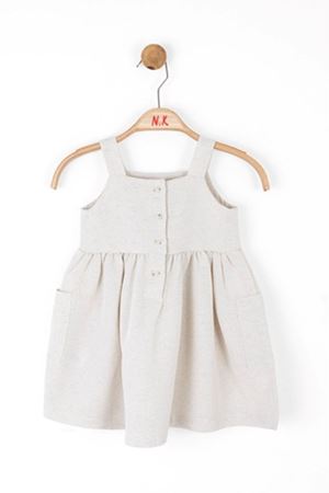 NK KIDS 76610 AHSEN ELBİSE 1/4 Krem