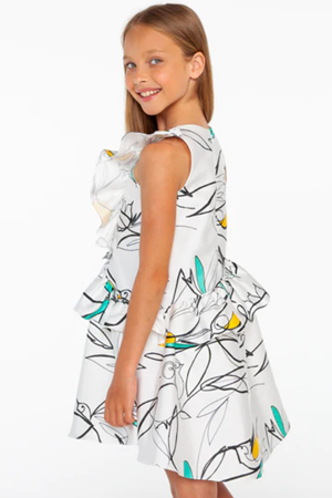 Sheshe DSL0296-1 Desenli Elbise