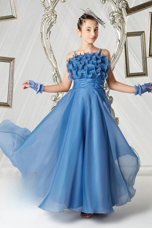 ERKUT KIDS 780-İNDİGO ELBİSE 