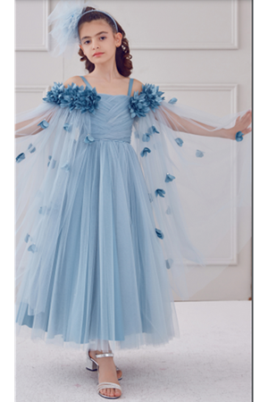 KIDS GARDEN 24208 BEYAZ ELBİSE 