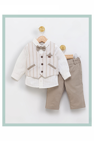 BABYDOLA-15199 TAKIM 5'Lİ-BEIGE 