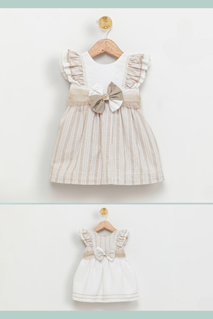 BABYDOLA-15200 ELBİSE 5'Lİ-WHITE