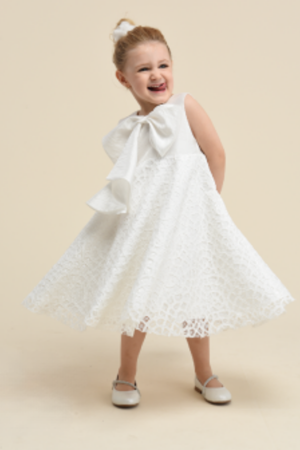 KIDS GARDEN 5468 LIA ELBİSE KREM