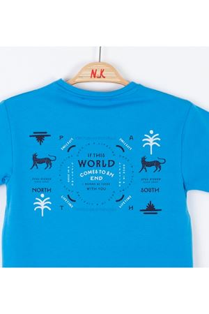 NK KIDS 46503 UNDERWATER TSHIRT MAVİ