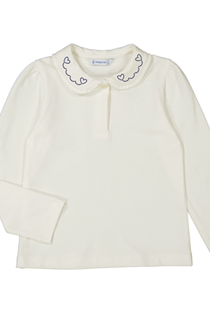 MAYORAL Tişört Uzun Kol  00131-36 KREM-LACİVERT