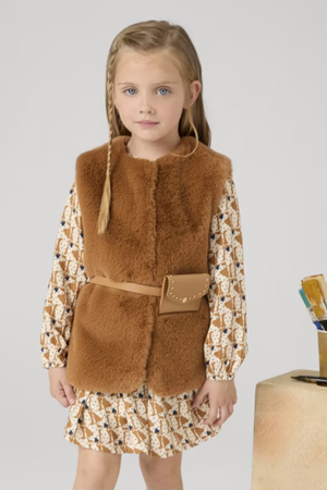 MAYORAL YELEK KEMERLI 4365-41 KAHVERENGI