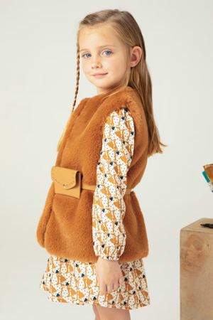 MAYORAL YELEK KEMERLI 4365-41 KAHVERENGI