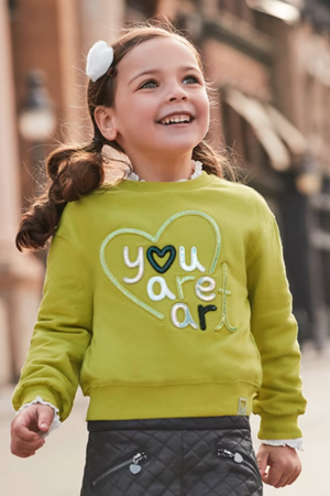 MAYORAL Pulover İşlemeli 4479-61 YESIL