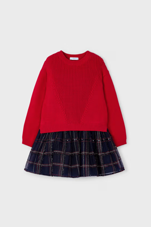 MAYORAL Elbise 04912-25 KIRMIZI