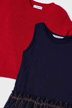 MAYORAL Elbise 04912-25 KIRMIZI