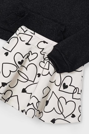 MAYORAL 4936-74 SIYAH ETEK SET  