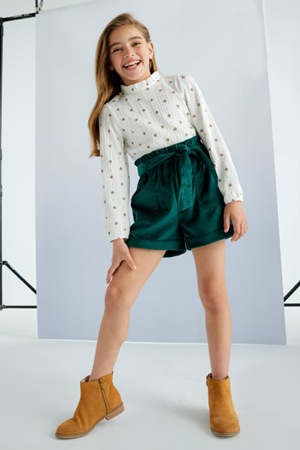 MAYORAL 07214-58 YESIL KADIFE SORT  