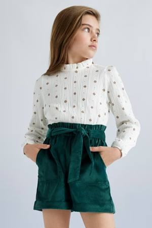 MAYORAL 07214-58 YESIL KADIFE SORT  