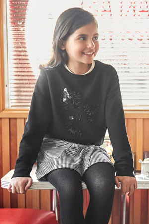 MAYORAL 07472-47 SIYAH UST PULOVER 