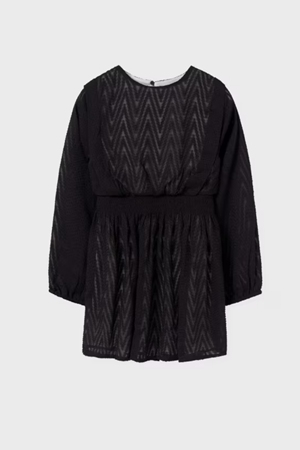 MAYORAL 07977-33 SIYAH ELBISE