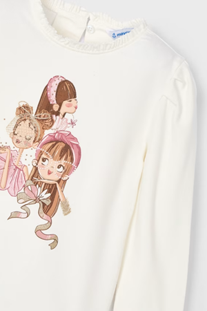 MAYORAL 4065-37 PEMBE TISORT UZUN KOL