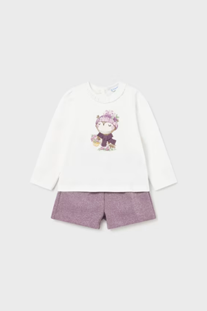 MAYORAL 02253-15 PEMBE ŞORTLU TAKIM