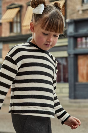 MAYORAL 04554-30 SİYAH ÇİZGİLİ TAKIM