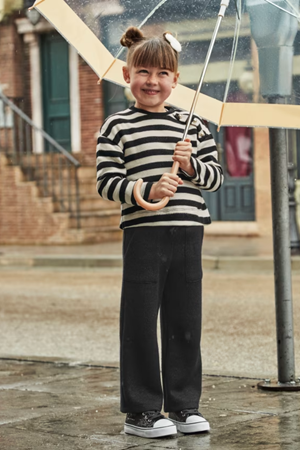 MAYORAL 04554-30 SİYAH ÇİZGİLİ TAKIM