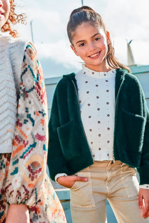 MAYORAL 07317-15 YEŞİL ÖRME KAZAK