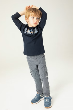 MAYORAL 04050-53 LACIVERT TISORT UZUN KOLLU 4/9