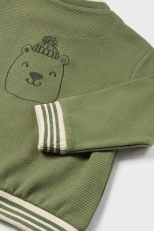 MAYORAL 02474-28 YESIL KAPÜSONLU SWEAT