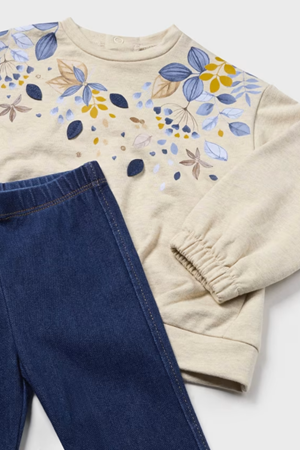 MAYORAL 02707-80 LACIVERT SET TAYT ORME DENIM