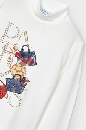 MAYORAL 04061-19 KREM BALIKÇI YAKA T-SHIRT