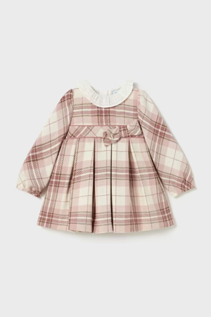 MAYORAL 02903-74 PEMBE ELBİSE EKOSE 