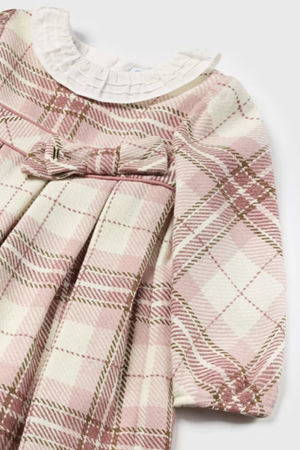 MAYORAL 02903-74 PEMBE ELBİSE EKOSE 