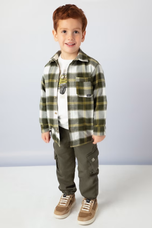 MAYORAL 04107-82 YESIL GÖMLEK 4/9