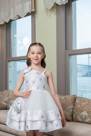 PAMİNA 33288PR PUDRA ELBİSE