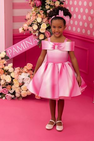 PAMİNA 34285PR FUŞYA ELBİSE